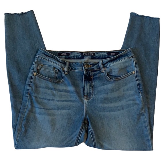 Vigoss Marley Super Skinny Raw Hem Jeans Size 30 - Picture 4 of 12